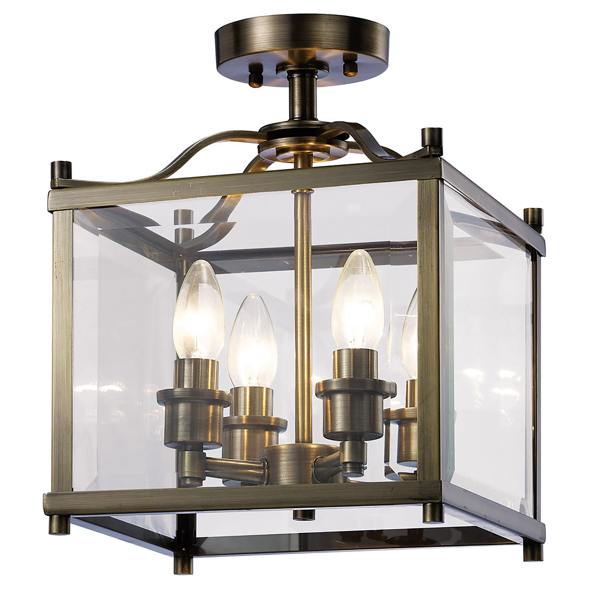 Aston Antique Brass Ceiling Lights Diyas Lantern Ranges